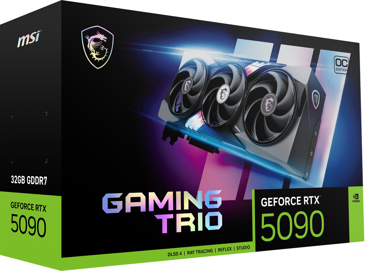 MSI GAMING GeForce RTX5090 TRIO OC 32GB NVIDIA GeForce RTX 5090 GDDR7