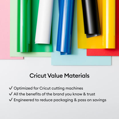 Cricut 2010892 heat transfer vinyl Heat transfer vinyl sheet Smooth heat transfer vinyl 1 sheets
