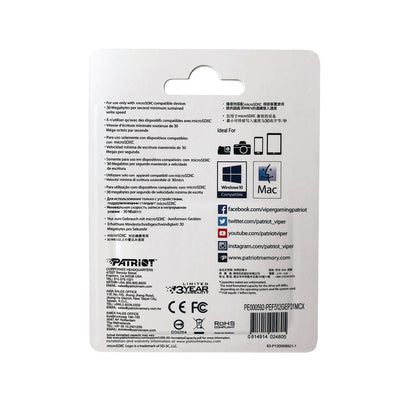 Patriot Memory EP SERIES 1 TB MicroSDXC Class 10