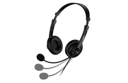 Genius HS-230U Headset Wired Head-band Office/Call center Black