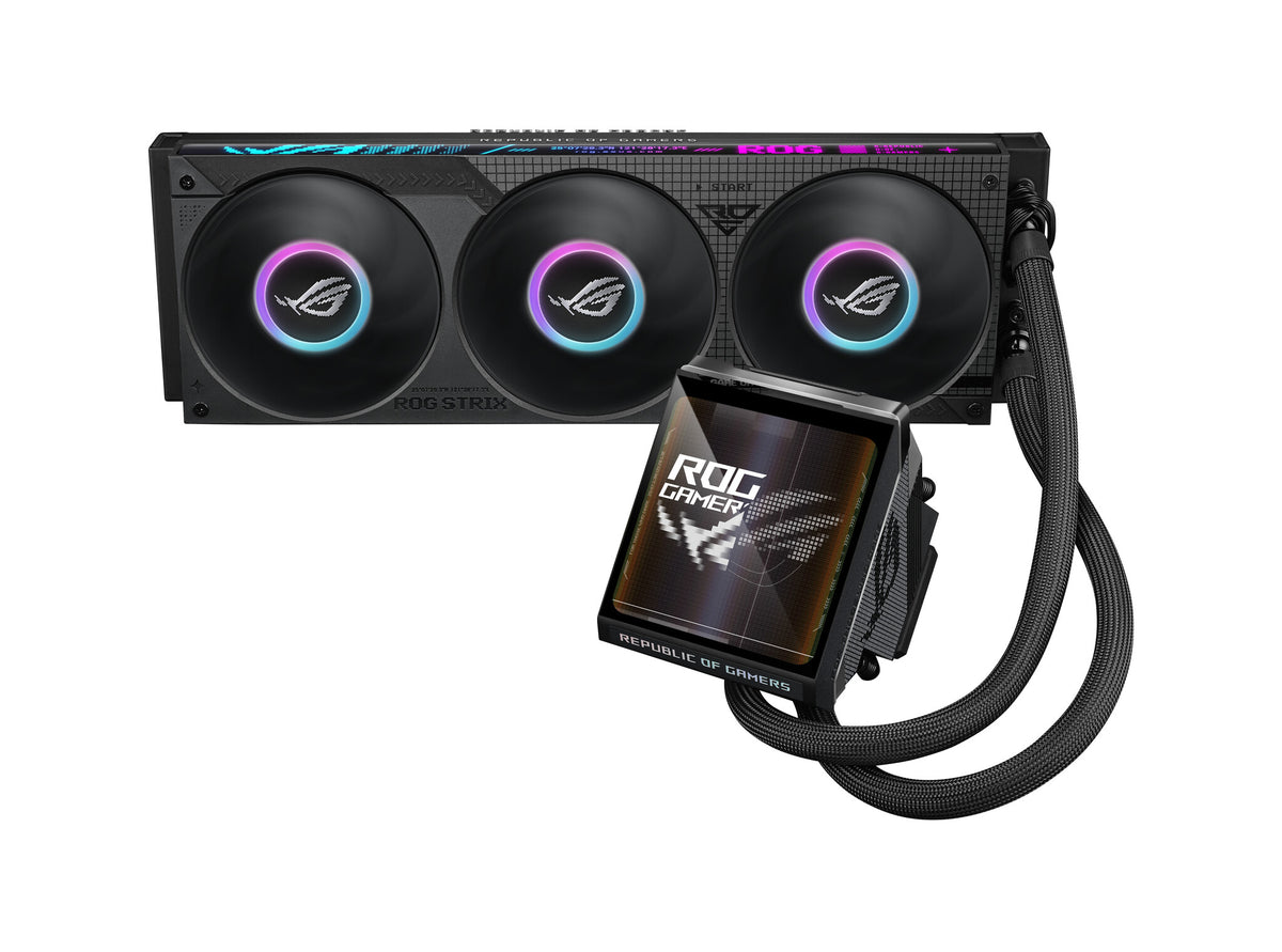 ASUS ROG Strix LC IV 360 ARGB LCD Processor All-in-one liquid cooler 12 cm Black