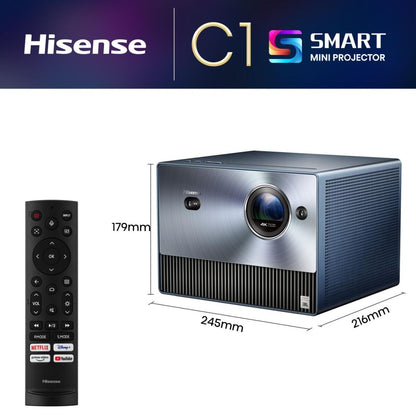 Hisense C1 1600 ANSI lumens DMD UHD 4K (3840x2160) Blue, Dark Grey