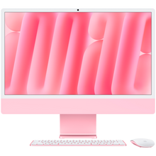 Apple 24-INCH IMAC WITH RETINA 4.5K DISPLAY: APPLE M4 CHIP WITH 10‑CORE CPU AND 10‑CORE GPU  16GB  256GB SSD - PINK