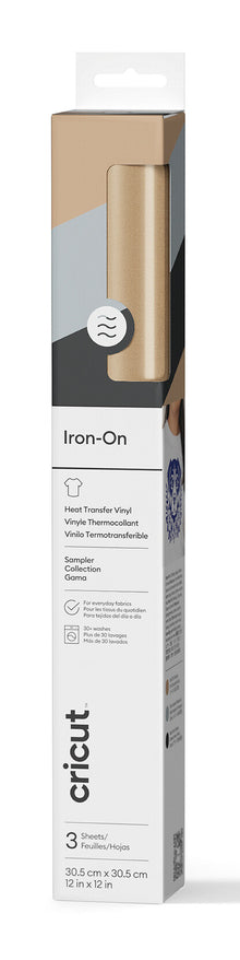 Cricut Iron-On Heat transfer vinyl sheet Smooth heat transfer vinyl 3 sheets