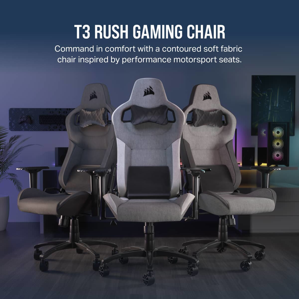 Corsair CF-9010057-WW video game chair PC gaming chair Mesh seat Black