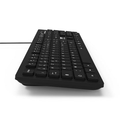 Port Designs 900752-US keyboard Universal USB QWERTY US English Black