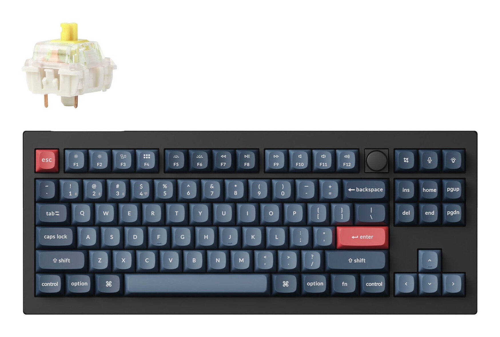 Keychron V3 Max keyboard Universal RF Wireless + Bluetooth Black, Grey