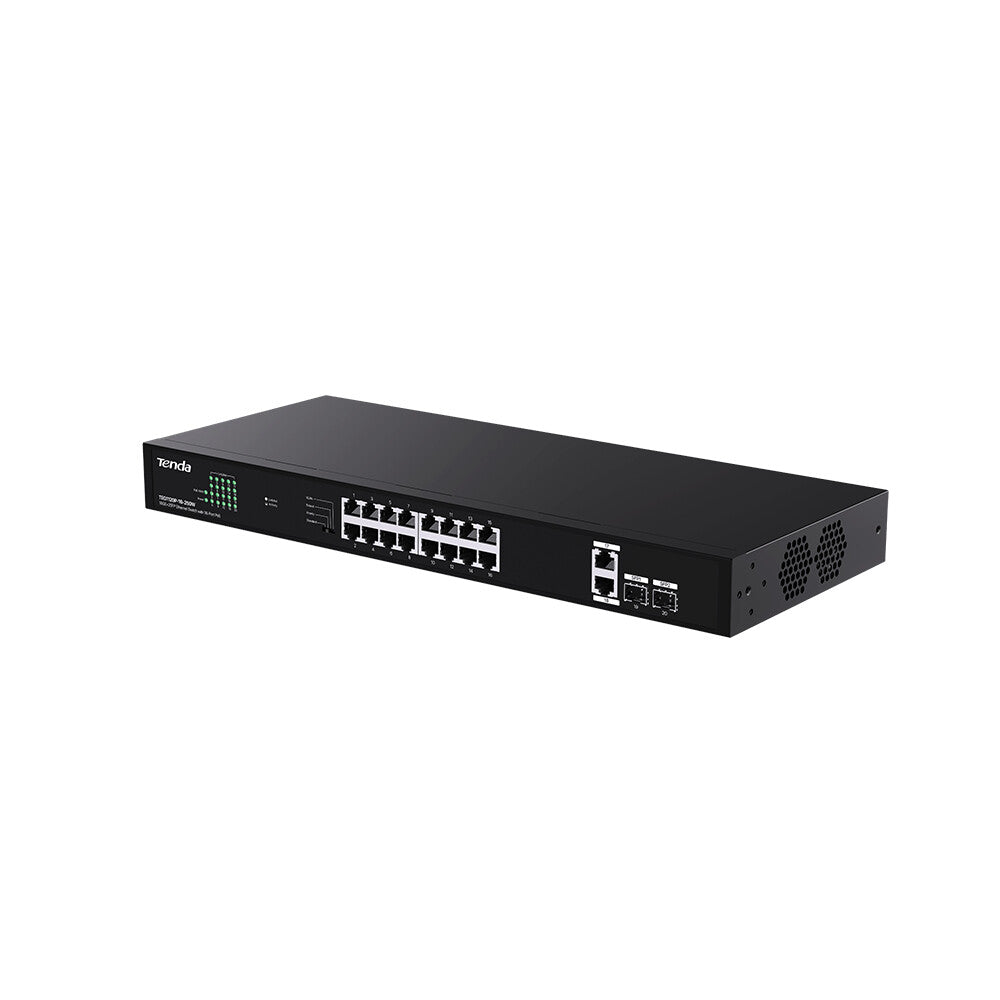 Tenda TEG1120P-16-250W network switch Unmanaged Gigabit Ethernet (10/100/1000) Power over Ethernet (PoE)