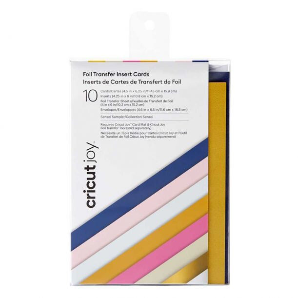 Cricut Joy Foil Transfer Insert Cards Standard greeting card 10 pc(s)