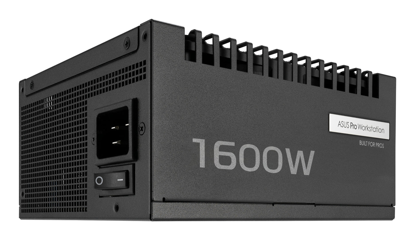 ASUS Pro WS 1600W Platinum power supply unit 20+4 pin ATX ATX Black