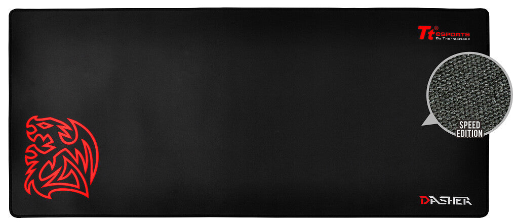 Thermaltake DASHER 2016 Gaming mouse pad Black
