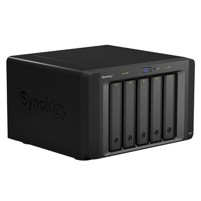 Synology DX517 disk array 0 TB Desktop Black