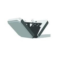 Zebra SR5502-SR01000SSEU RFID antenna Grey Long-range distance reading Suitable for indoor use