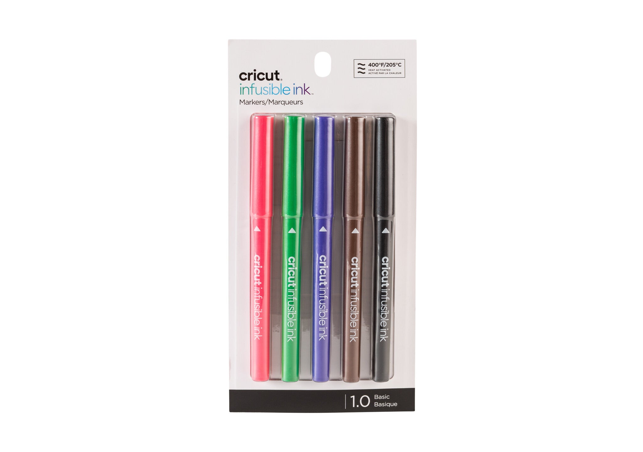 Cricut Infusible Ink felt pen Black, Brown, Green, Purple, Red 5 pc(s)