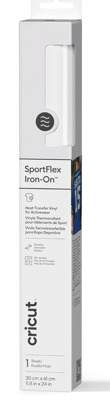Cricut SportFlex Iron-On Permanent White