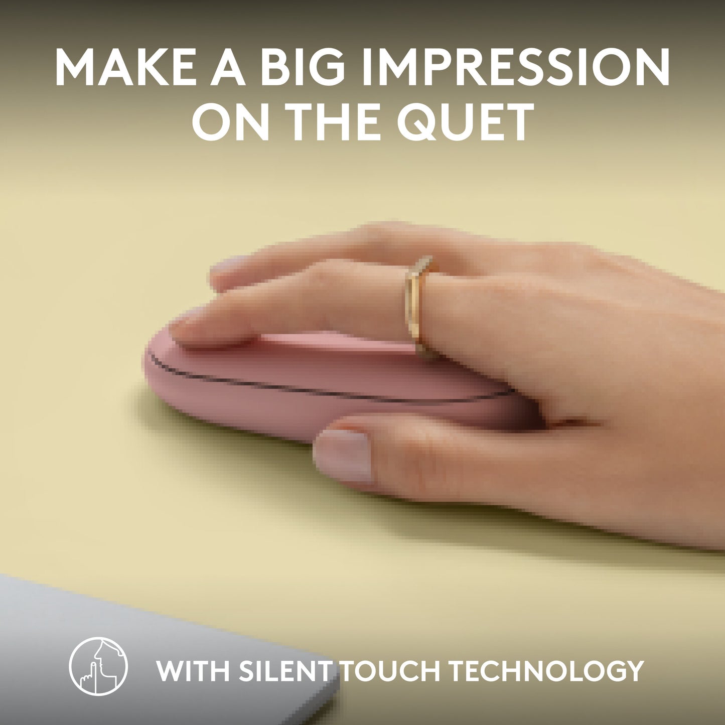 Logitech 910-007014 mouse Travel Ambidextrous RF Wireless + Bluetooth Optical 4000 DPI