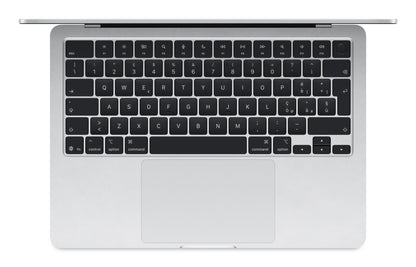 Apple MacBook Air 13-inch : M4 chip with 10-core CPU and 8-core GPU, 16GB, 256GB SSD - Silver