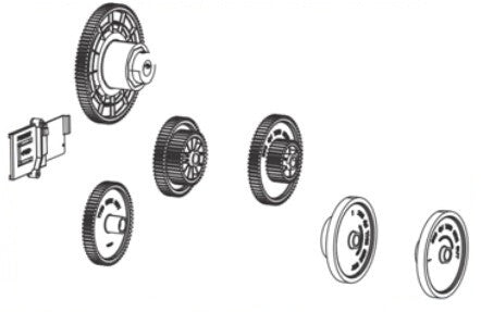 Zebra P1037974-029 printer/scanner spare part/accessory Drive gear