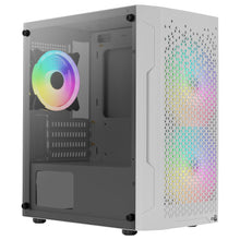 Aerocool TRINITYMINIWHV3 Micro ATX Gaming Case Tempered Glass 3xFans RGB White