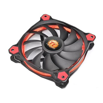 Thermaltake Riing Silent 12 Processor Air cooler 12 cm Black, Red, Silver