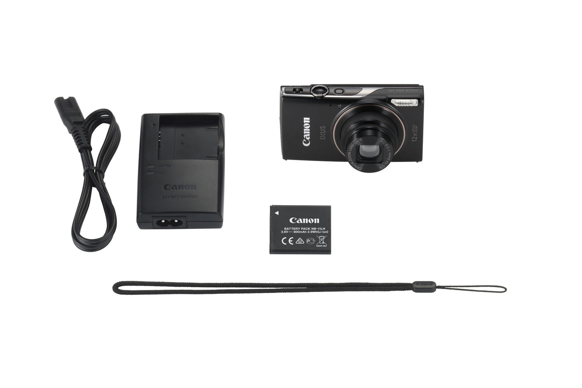 Canon IXUS 285 HS 1/2.3" Compact camera 20.2 MP CMOS 5184 x 3888 pixels Black