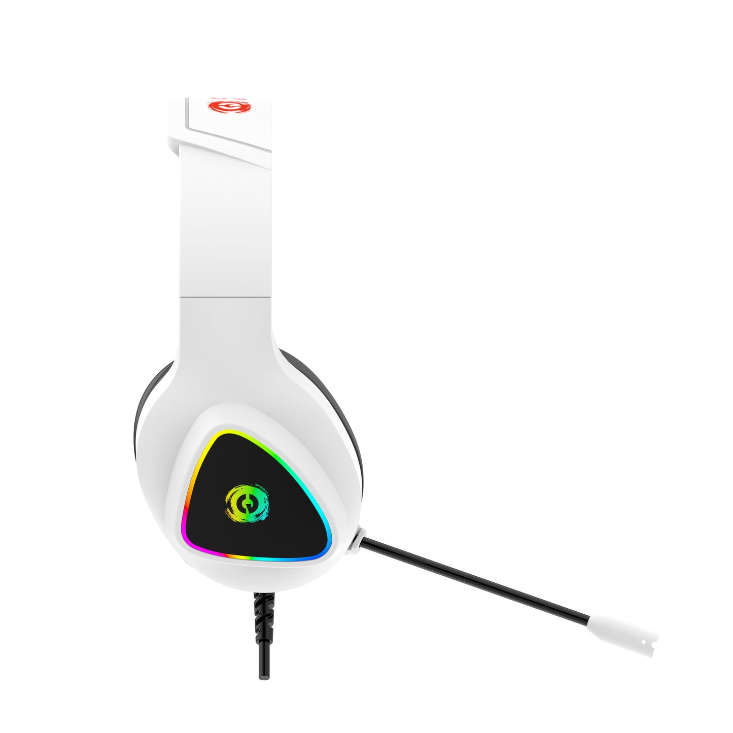 Canyon Shadder GH-6, RGB aidimams ausin?s with Mikrofonas, Mikrofonas frequency response: 20HZ~20KHZ, ABS+ PU leather, USB*1*3.5MM jack kitukas, 2.0M PVC kabelis, weight: 300g, Baltas