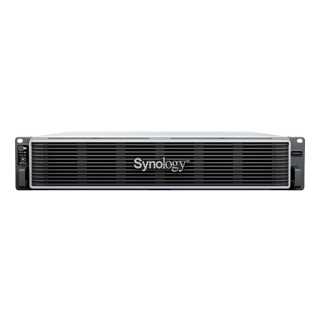 Synology RackStation RS4826XS+ NAS/storage server Rack (2U) Intel® Xeon® D-1739 16 GB DDR4 Black, Silver