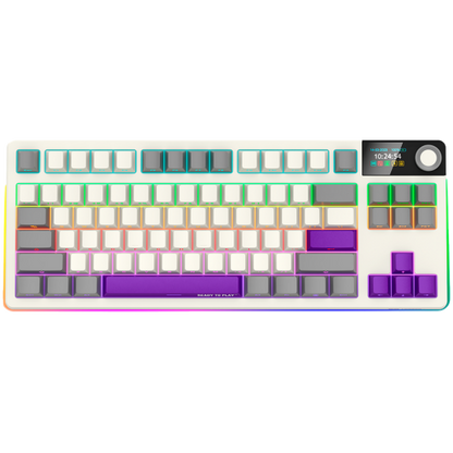 LORGAR KBP70TKLW, Wireless TKL Mechanical Gaming Keyboard Pro, Beige, EN layout
