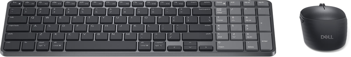 DELL Pro 7 KM746 keyboard Mouse included Universal RF Wireless + Bluetooth QWERTY US International Graphite