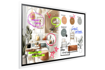 SAMSUNG 55'' FLIP CHART 4.0 4K UHD/ 16/7 USAGE/ 450NIT BRIGHTNESS