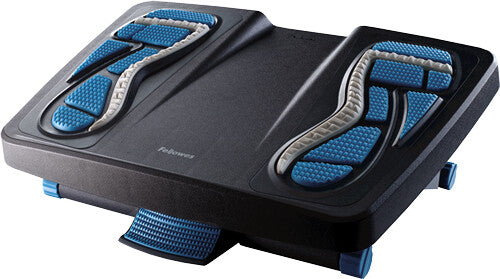 Fellowes Foot Rest Under Desk - Energizer Foot Support Ergonomic Foot Rest with 3 Height Adjustable Positions & Massage Textured Surface - Foot Rest Stool for Office & Home - Charcoal