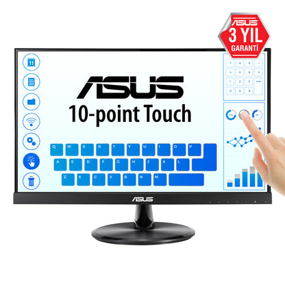 ASUS VT229H computer monitor 54.6 cm (21.5") 1920 x 1080 pixels Full HD LED Touchscreen Black