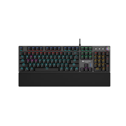 Canyon Nightfall keyboard Gaming USB QWERTY US English Black, Grey