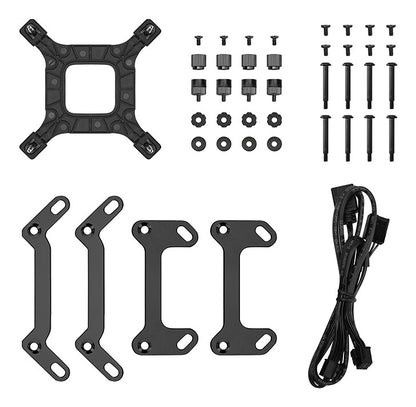 DeepCool LM240 Processor Liquid cooling kit 12 cm Black 1 pc(s)