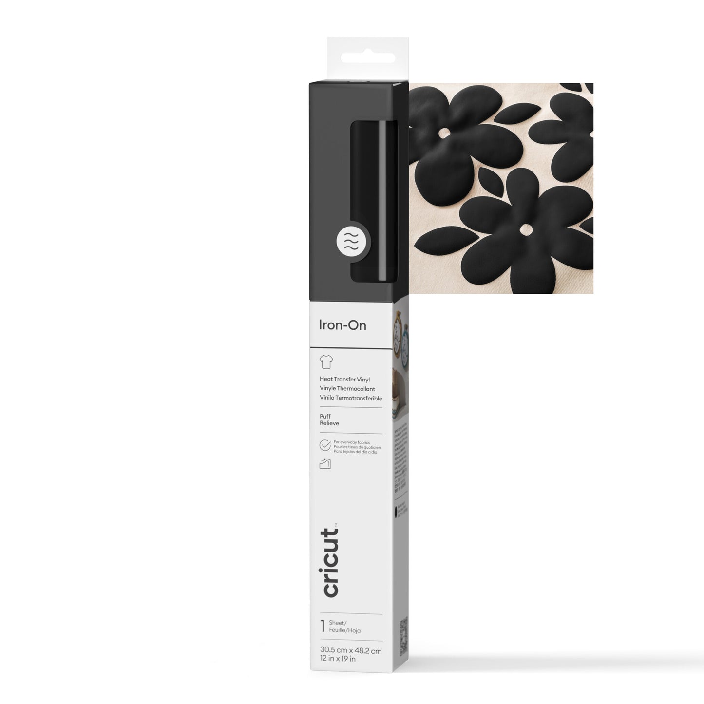 Cricut 2011775 heat transfer vinyl Heat transfer vinyl sheet Flocked heat transfer vinyl 1 sheets