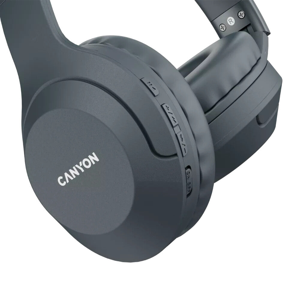 Canyon CNS-CBTHS3DG headphones/headset Wired & Wireless Head-band Calls/Music/Sport/Everyday Bluetooth Grey
