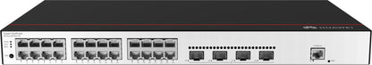 Huawei CloudEngine S5735-L24T4S-A-V2 Managed L3 Gigabit Ethernet (10/100/1000) 1U Black, Silver