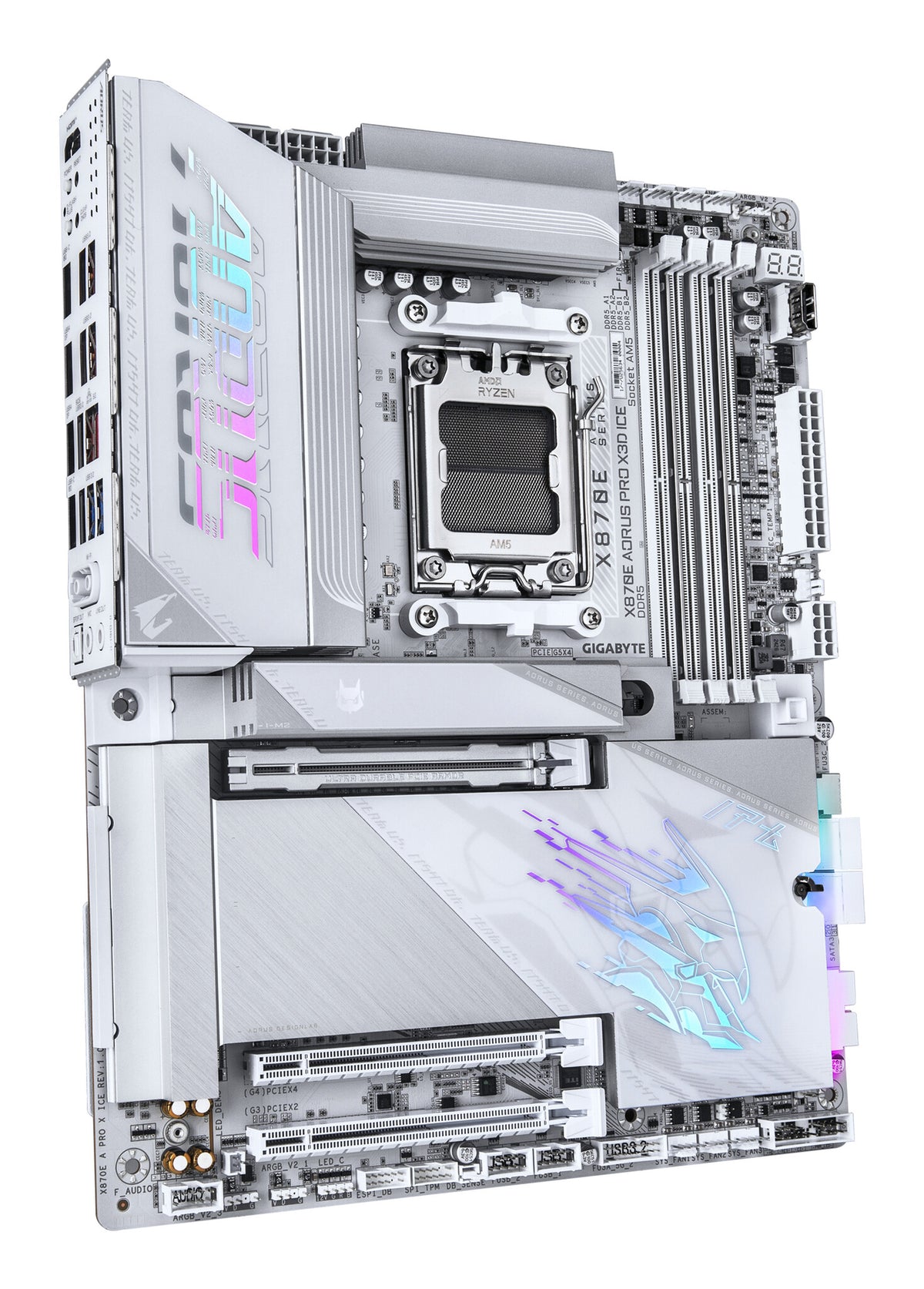 GIGABYTE X870E AORUS PRO X3D ICE Motherboard