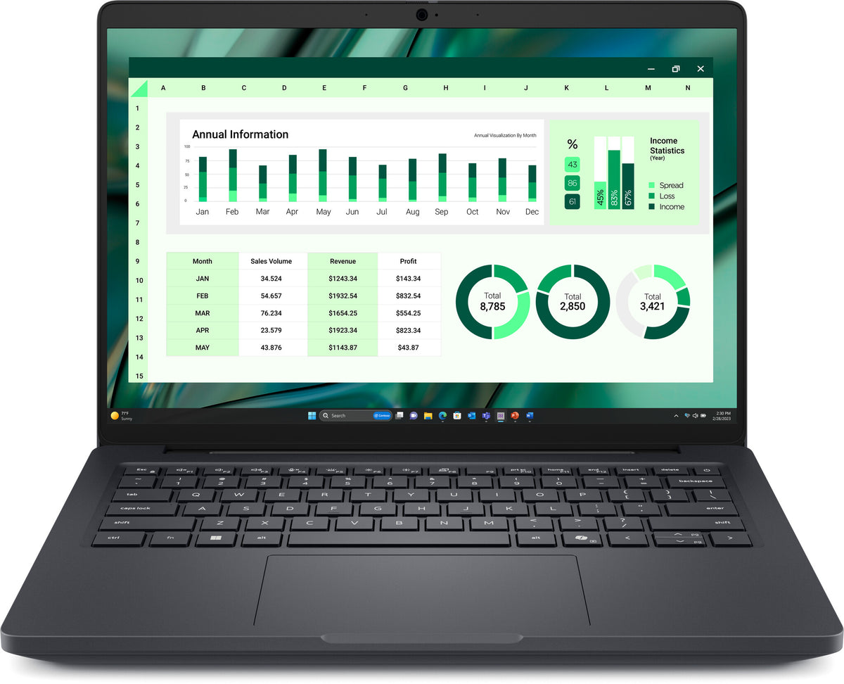 DELL Pro Max 14 MC14250 Intel Core Ultra 5 235H Mobile workstation 35.6 cm (14") Full HD+ 16 GB LPDDR5x-SDRAM 512 GB SSD Wi-Fi 7 (802.11be) Windows 11 Pro UK International Black