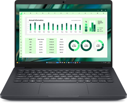 DELL Pro Max 14 MC14250 Intel Core Ultra 5 235H Mobile workstation 35.6 cm (14") Full HD+ 16 GB LPDDR5x-SDRAM 512 GB SSD Wi-Fi 7 (802.11be) Windows 11 Pro UK International Black
