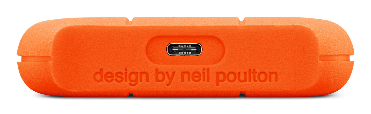 LaCie Rugged Mini external hard drive 5 TB 3.2 Gen 1 (3.1 Gen 1) Orange