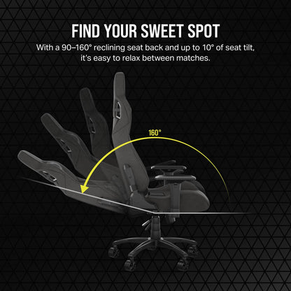 Corsair CF-9010057-WW video game chair PC gaming chair Mesh seat Black