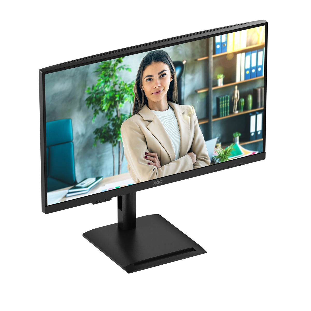 AOC U27P4C computer monitor 68.6 cm (27") 3840 x 2160 pixels 4K Ultra HD Black