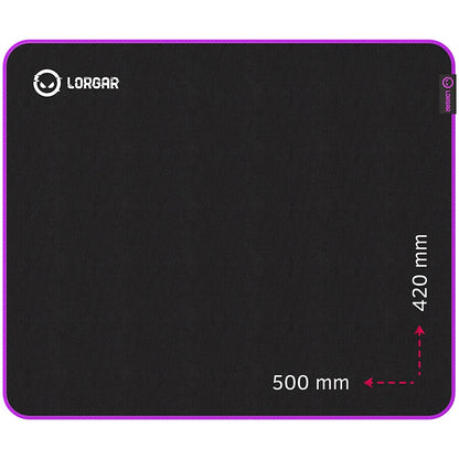 Lorgar Main 315 Gaming mouse pad Black, Purple