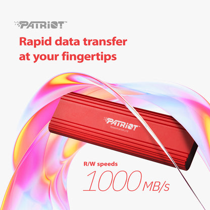Patriot Memory Transporter Lite 2 TB USB Type-C 3.2 Gen 2 (3.1 Gen 2) Red