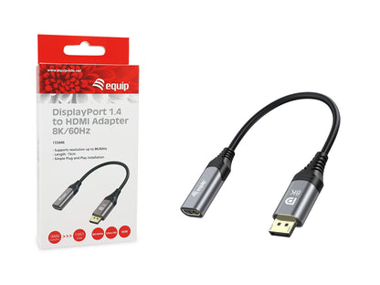 Equip DisplayPort 1.4 to HDMI Adapter, 8K/60Hz
