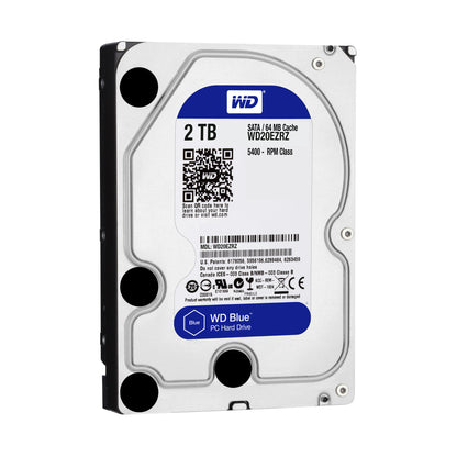 Western Digital Blue internal hard drive 2 TB 5400 RPM 64 MB 3.5" Serial ATA III