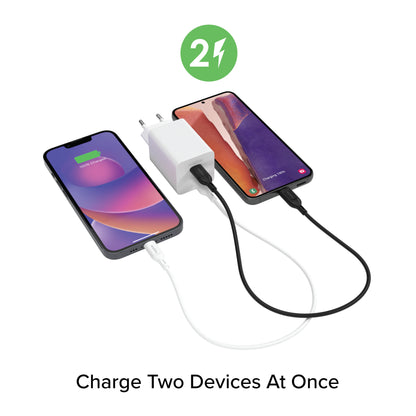 mophie essentials | 50W 2-port fast wall charger
