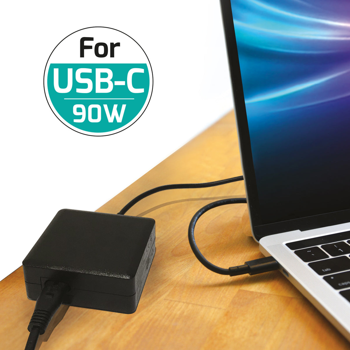 Port Designs 900098 power adapter/inverter Indoor 90 W Black