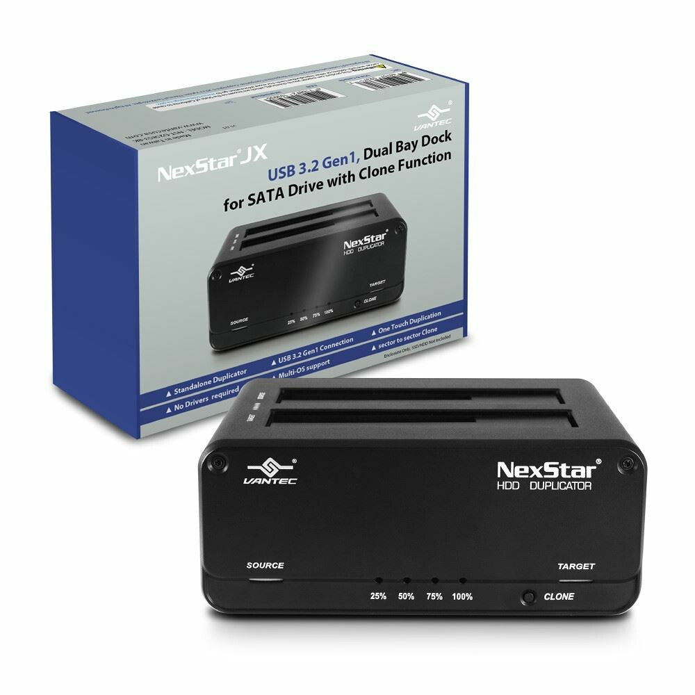 Vantec NexStar JX USB 3.2 Gen 1 (3.1 Gen 1) Type-B Black